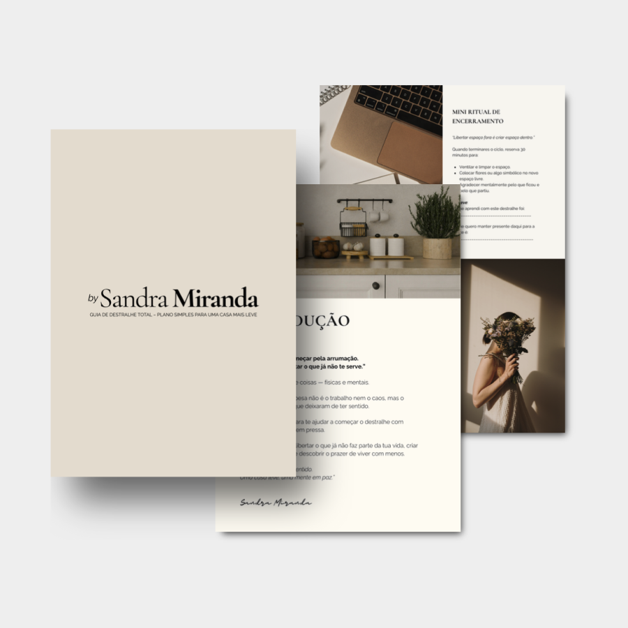 Destralhe Total – Plano Simples para uma Casa Mais Leve